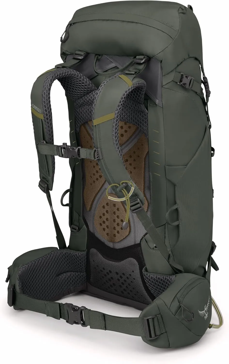 Osprey Kestrel 38L Men's Backpacking Backpack, Bonsai Green, L/XL