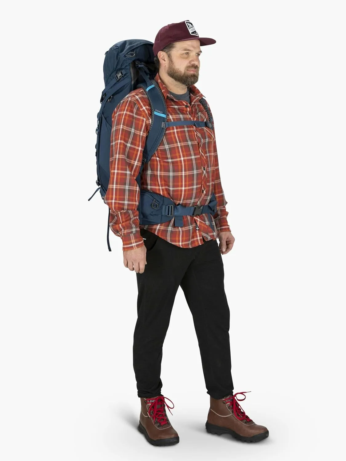 Osprey Kestrel 38L Men's Backpacking Backpack, Bonsai Green, L/XL