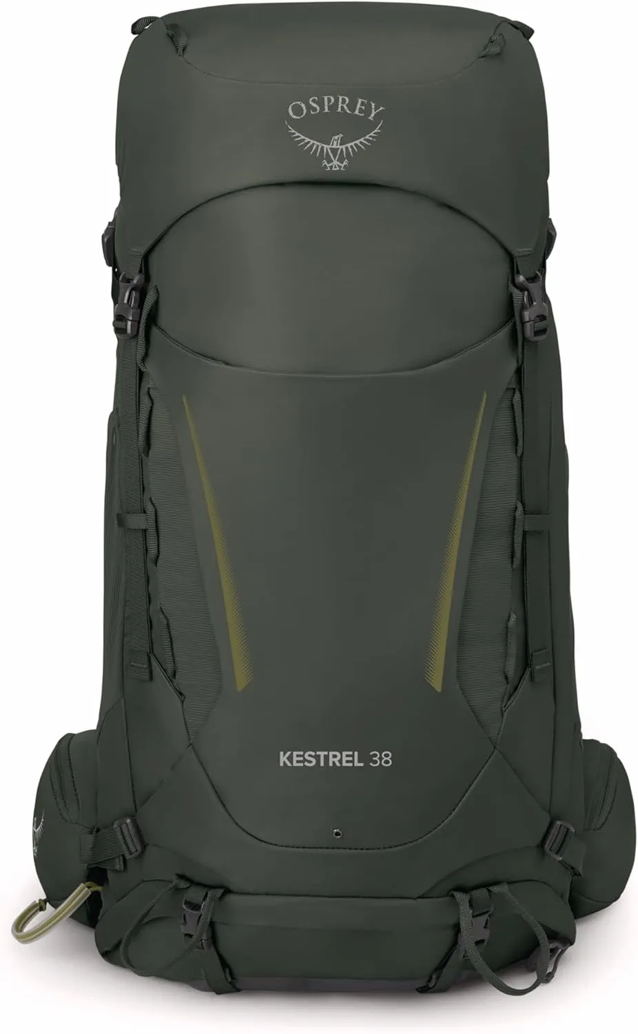Osprey Kestrel 38L Men's Backpacking Backpack, Bonsai Green, L/XL