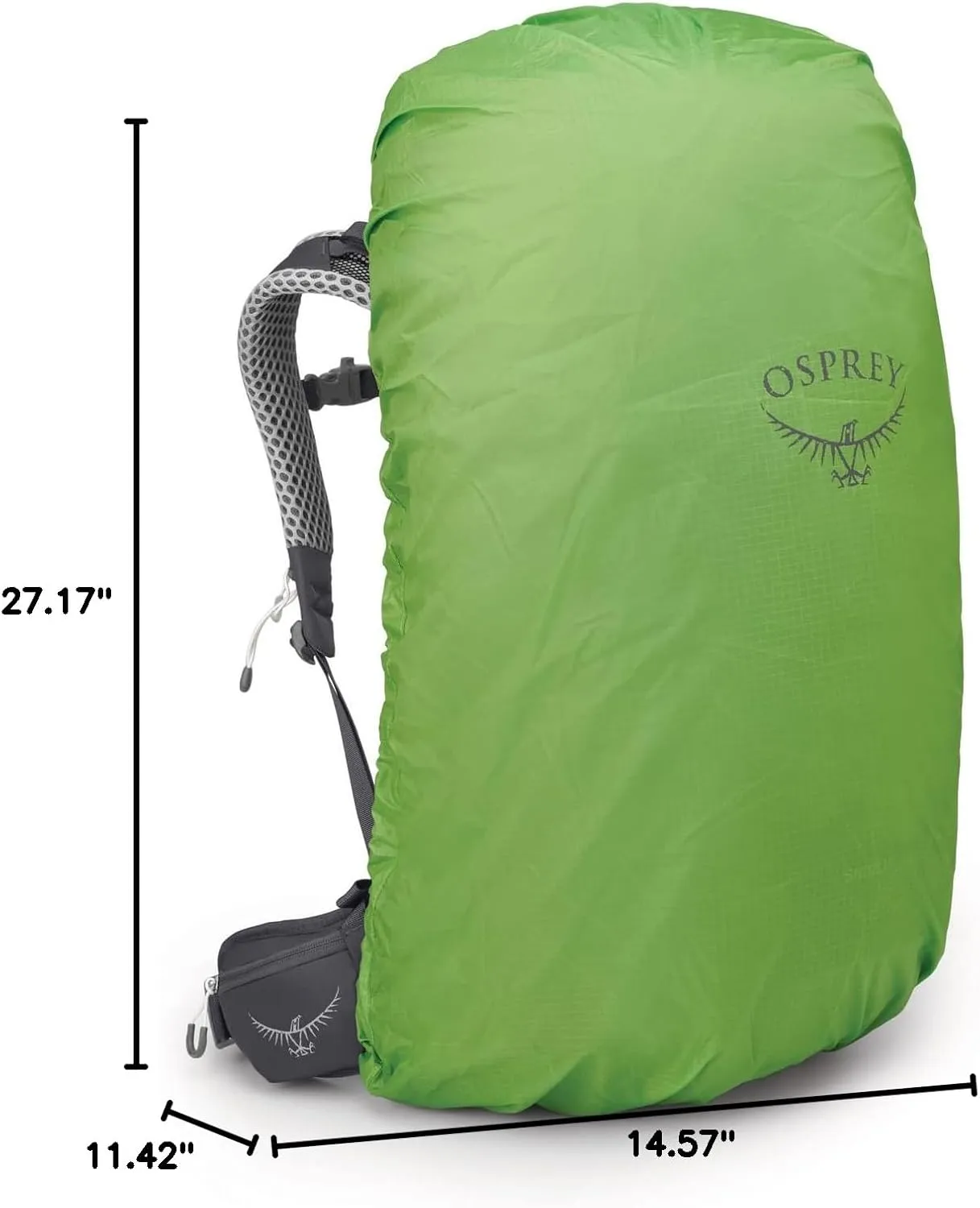 Osprey Sirrus 44L Women's Hiking Backpack, Tunnel Vision Grey