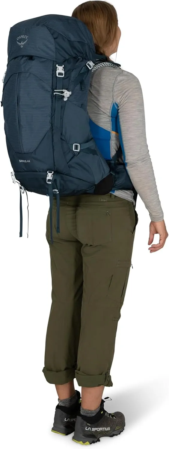Osprey Sirrus 44L Women's Hiking Backpack, Tunnel Vision Grey