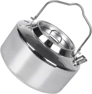 Outdoor Camping Kettle Multi-Functional Stainless Steel Cookware for Boiling Water Making Tea Compact Lightweight Convenient for Hiking Picnics and Outdoor Adventures
