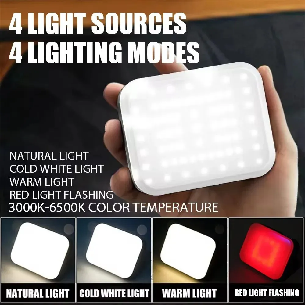 Outdoor Camping Light Solar Charger 4000mAh Power Bank with Intelligent Display & Hanging Design