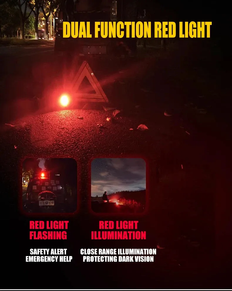 Outdoor Camping Light Solar Charger 4000mAh Power Bank with Intelligent Display & Hanging Design