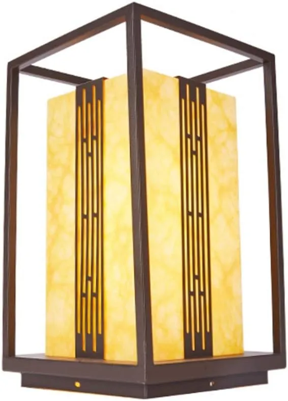 Outdoor Column Head Lamp, Outdoor Waterproof Lamp, Simple Courtyard Lamp, Garden Landscape Lawn Lamp