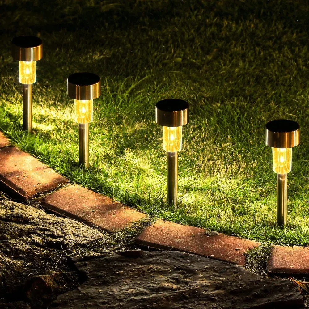 Outdoor Solar Garden Lights, Solar-Powered Lamp Lantern, Waterproof Landscape Lighting for Pathway, Yard, Lawn, and Garden Decoration