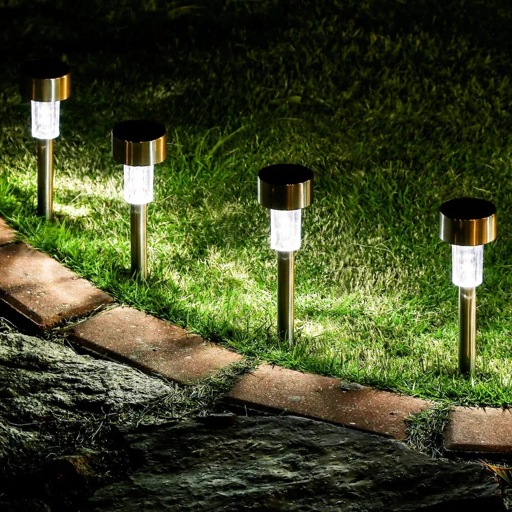 Outdoor Solar Garden Lights, Solar-Powered Lamp Lantern, Waterproof Landscape Lighting for Pathway, Yard, Lawn, and Garden Decoration