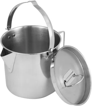 Outdoor Stainless Steel Tea Kettle Portable Water Boiling Pot for Camping Hiking and Family Use Ergonomic Design for Safe Handling Elegant and Practical Tea Pot