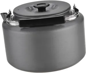 Outdoor Tea Kettle 2l Capacity Quick Boil Non-slip Grip for Camping Picnic and Hiking