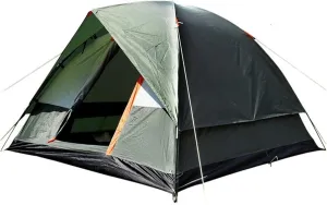 Outdoor Tent Waterproof Camping Hiking Fishing Tent Separated Dual Layer Travel Tent 4 Season Anti UV Beach Tent for 3-4 Person Family (Color : Green) (Color : Green)