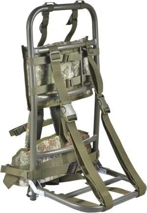 Pack Frames For Hunting, External Frame Backpack Load 132.3lb, External Frame Backpack With Adjustable Height For Extra Large Load Hunting Hiking Design