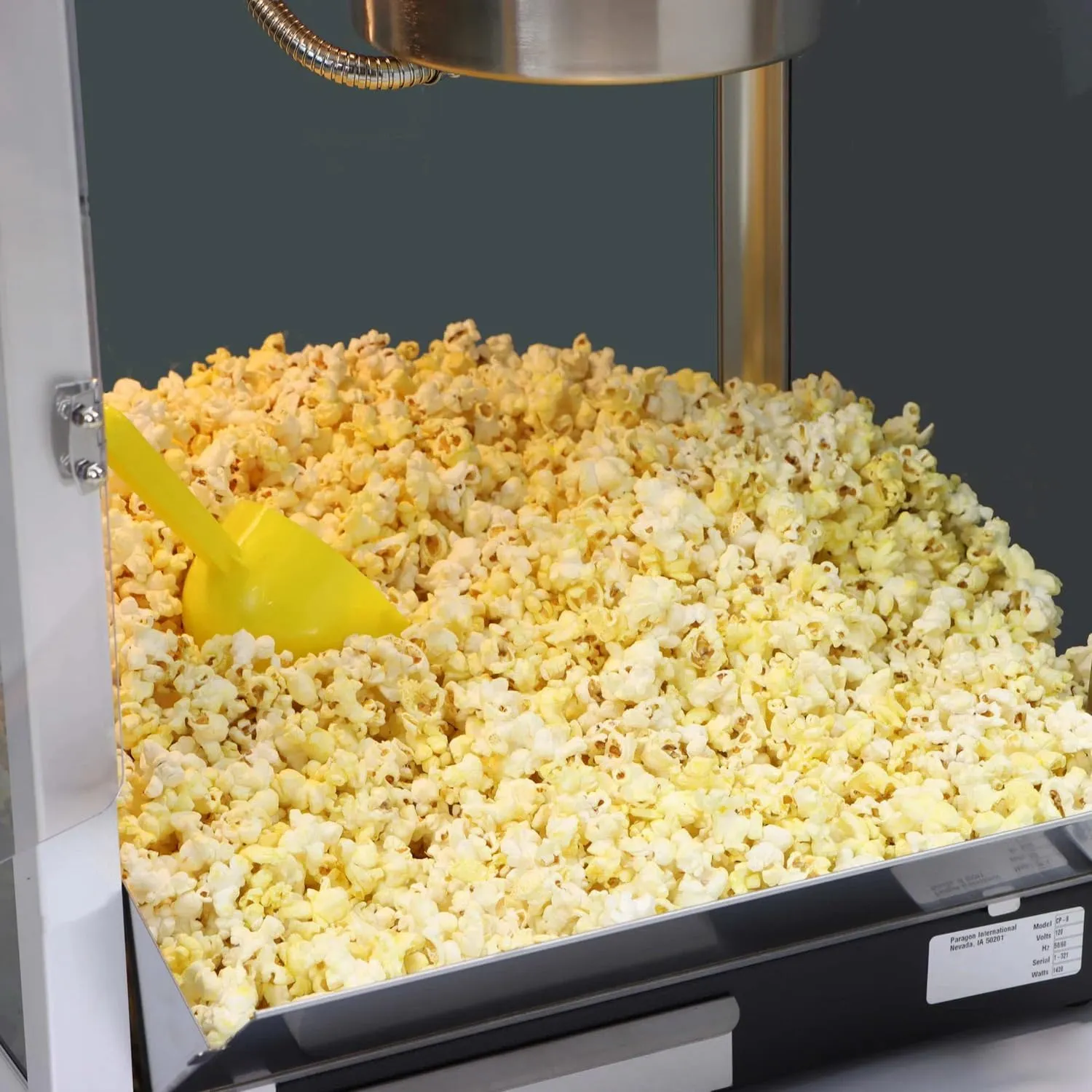 Paragon Contempo Pop 8 Ounce Popcorn Machine for Professional Concessionaires Requiring Commercial Quality High Output Popcorn Equipment, Black and Chrome