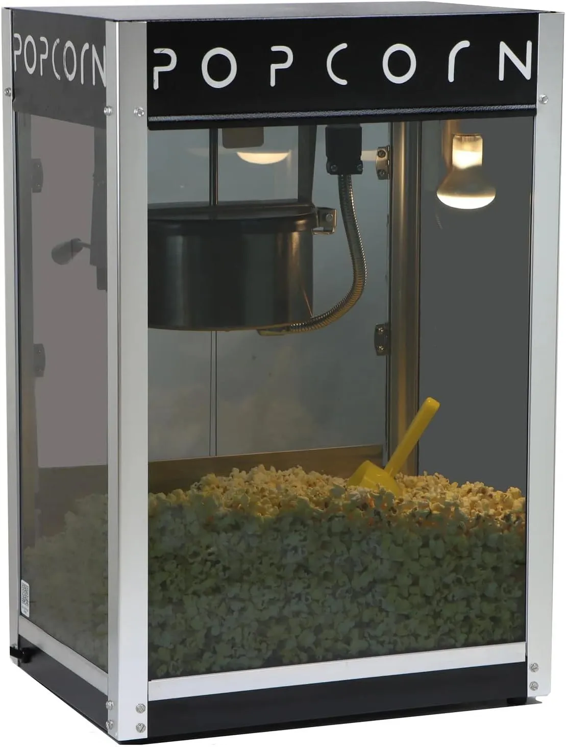 Paragon Contempo Pop 8 Ounce Popcorn Machine for Professional Concessionaires Requiring Commercial Quality High Output Popcorn Equipment, Black and Chrome