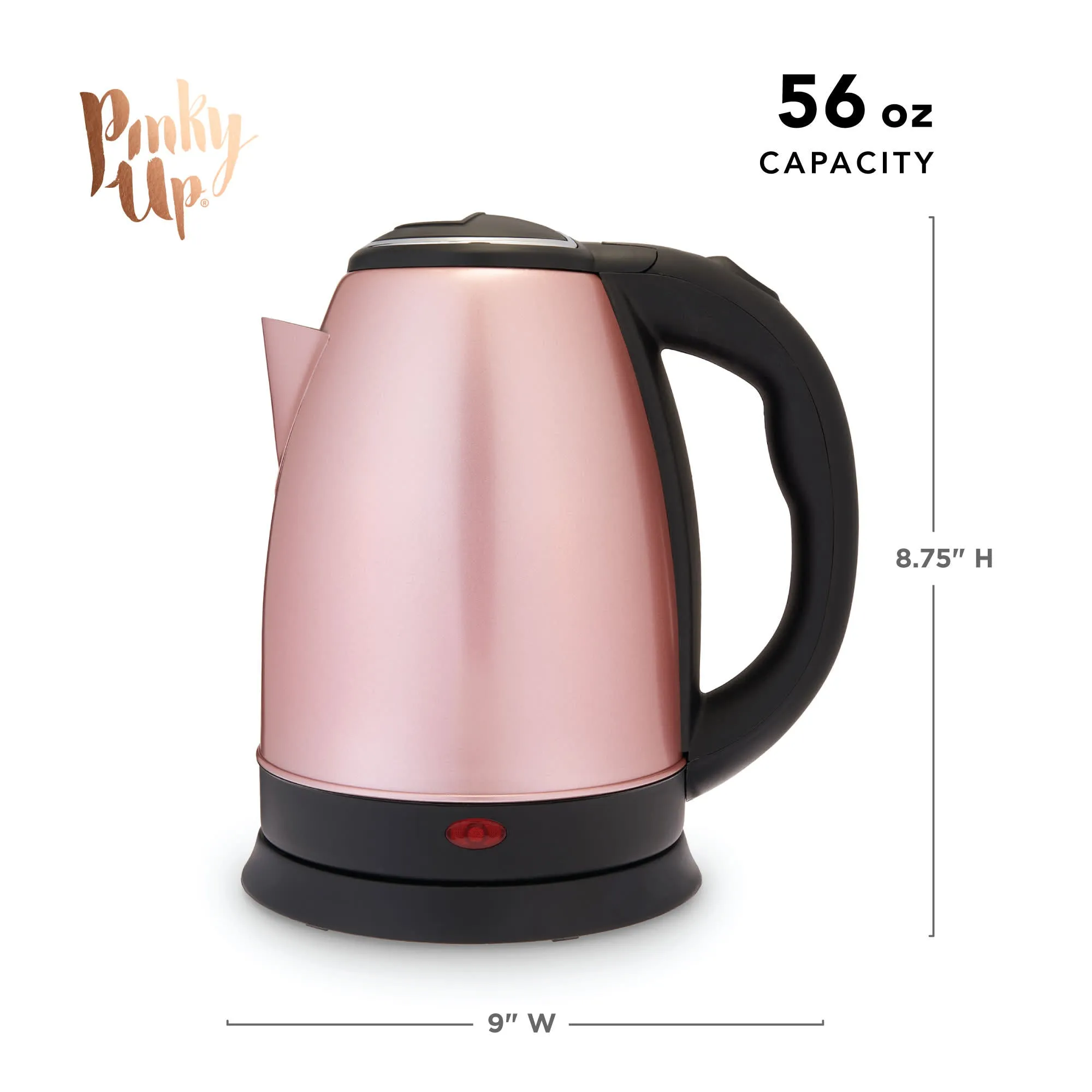 Parker rose gold electric tea kettle by pinky up