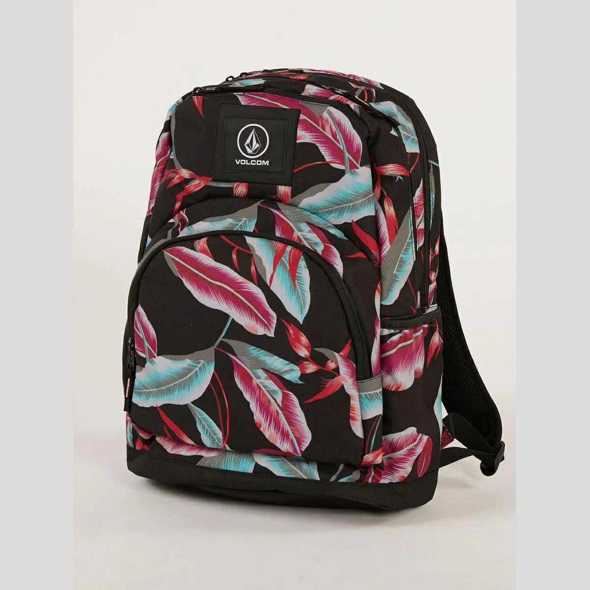 Patch Attack Backpack - Black Combo Leaves