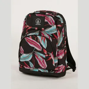 Patch Attack Backpack - Black Combo Leaves