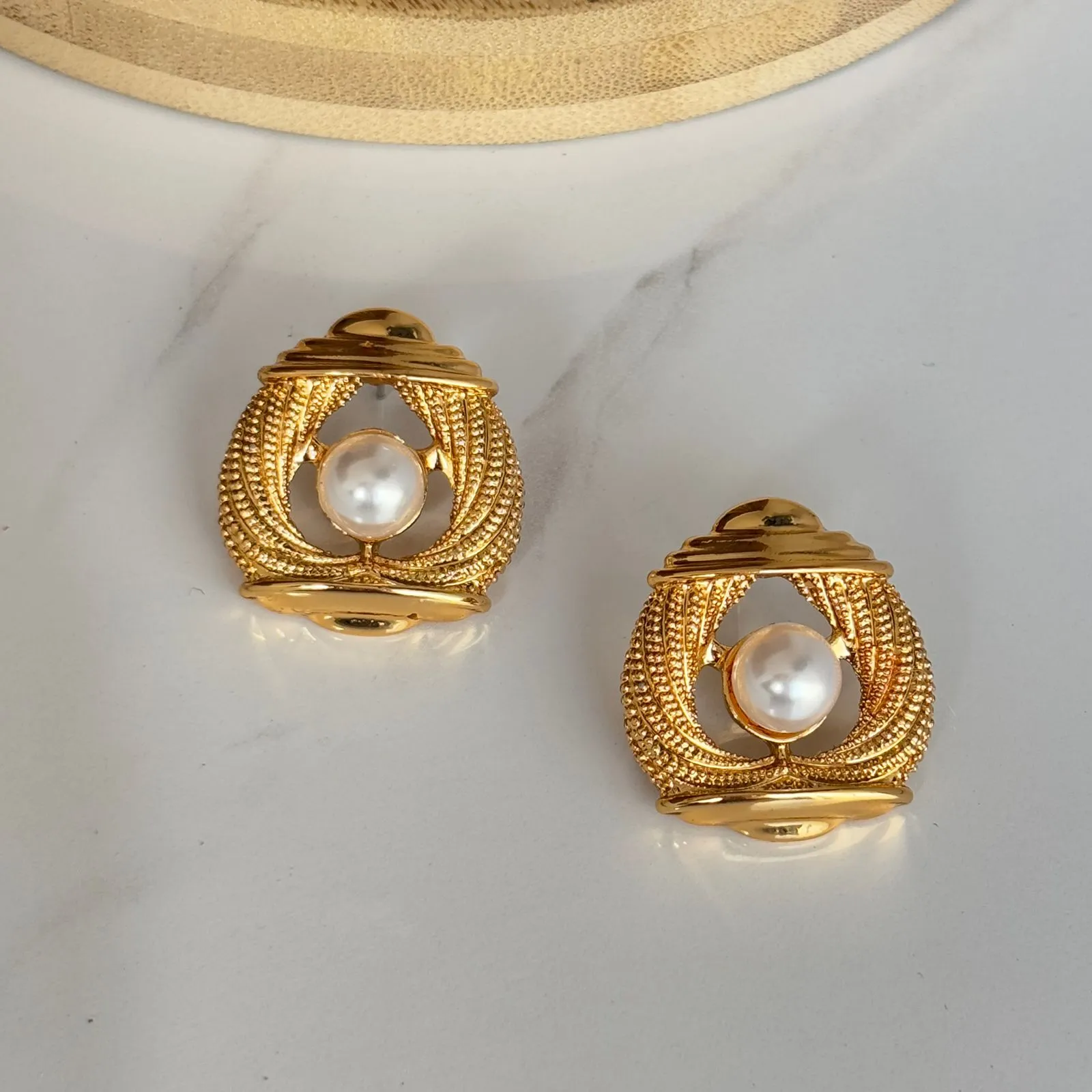 Pearl Lantern Earrings