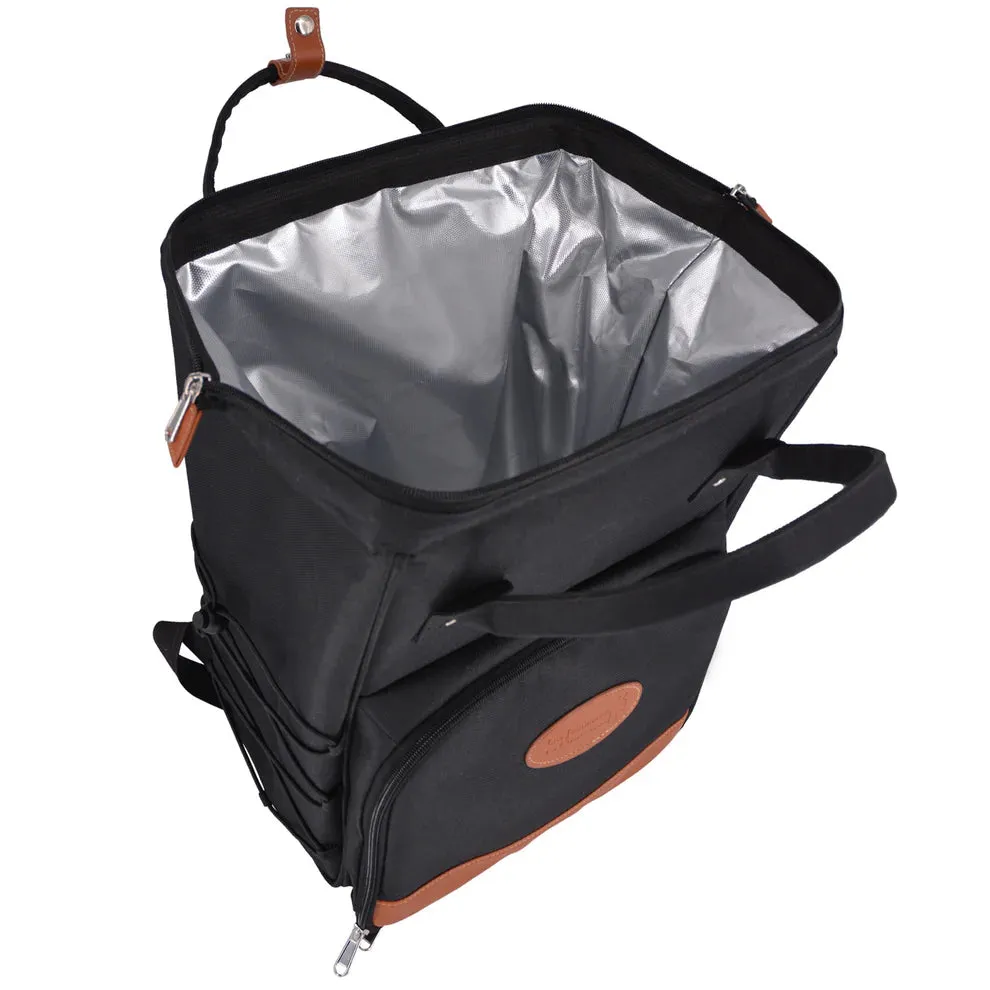 Picnic Backpack Escapade Black 2 Person