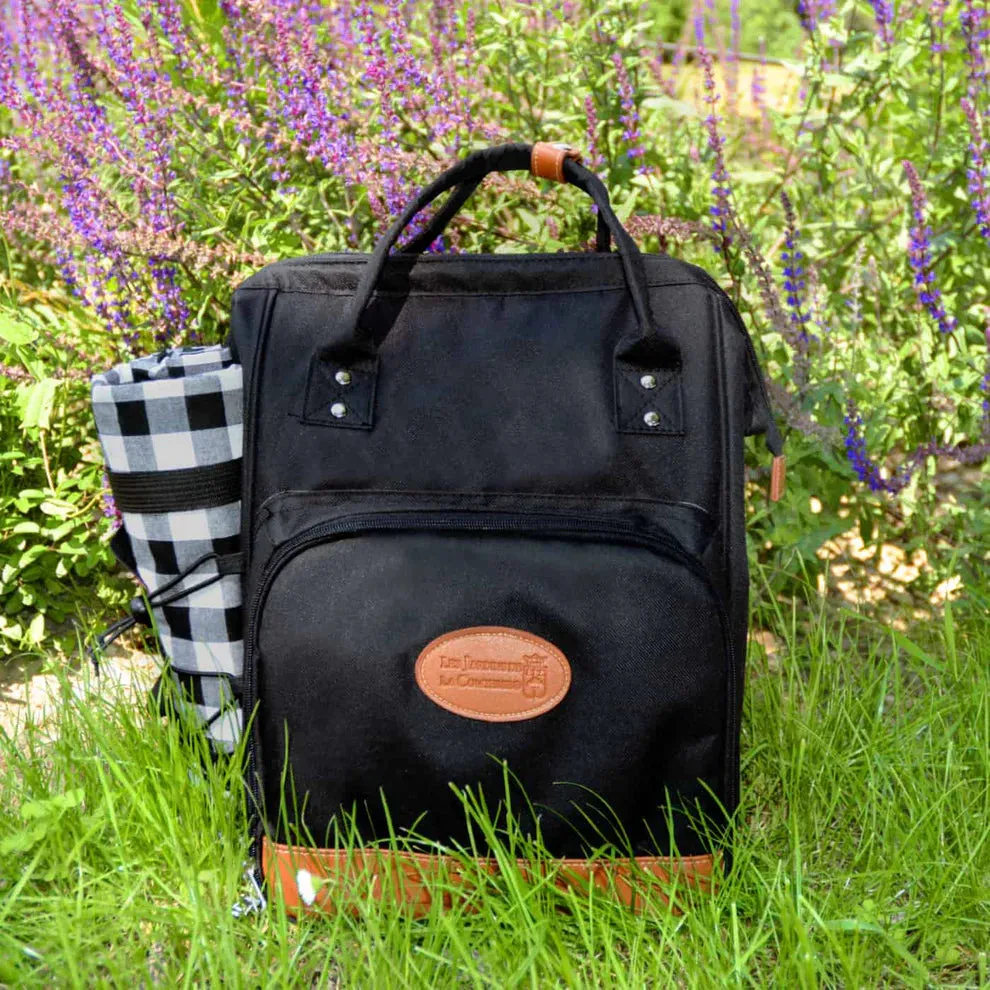 Picnic Backpack Escapade Black 2 Person