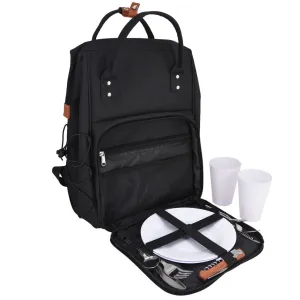 Picnic Backpack Escapade Black 2 Person