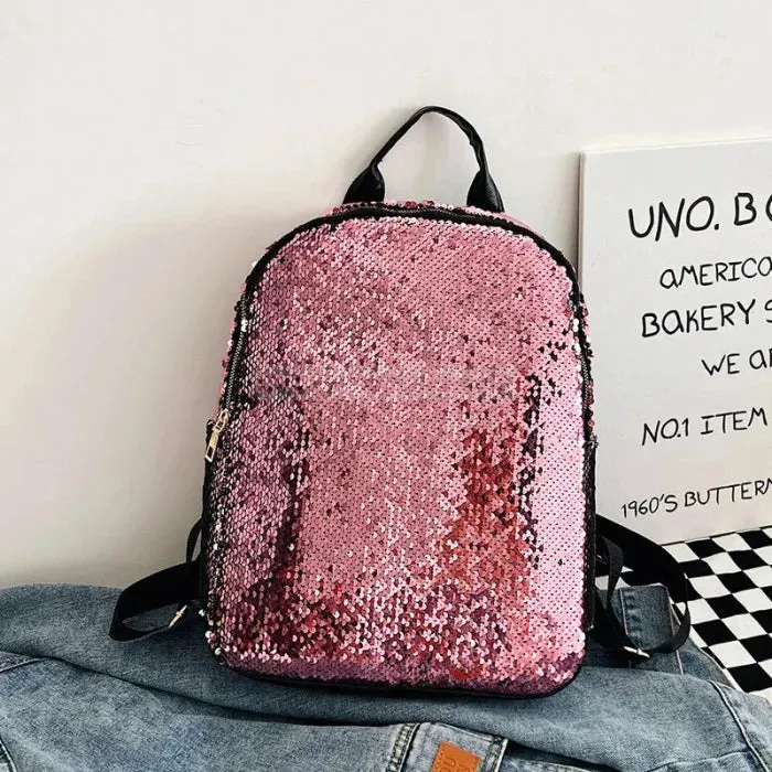 Pink Glitter Backpack