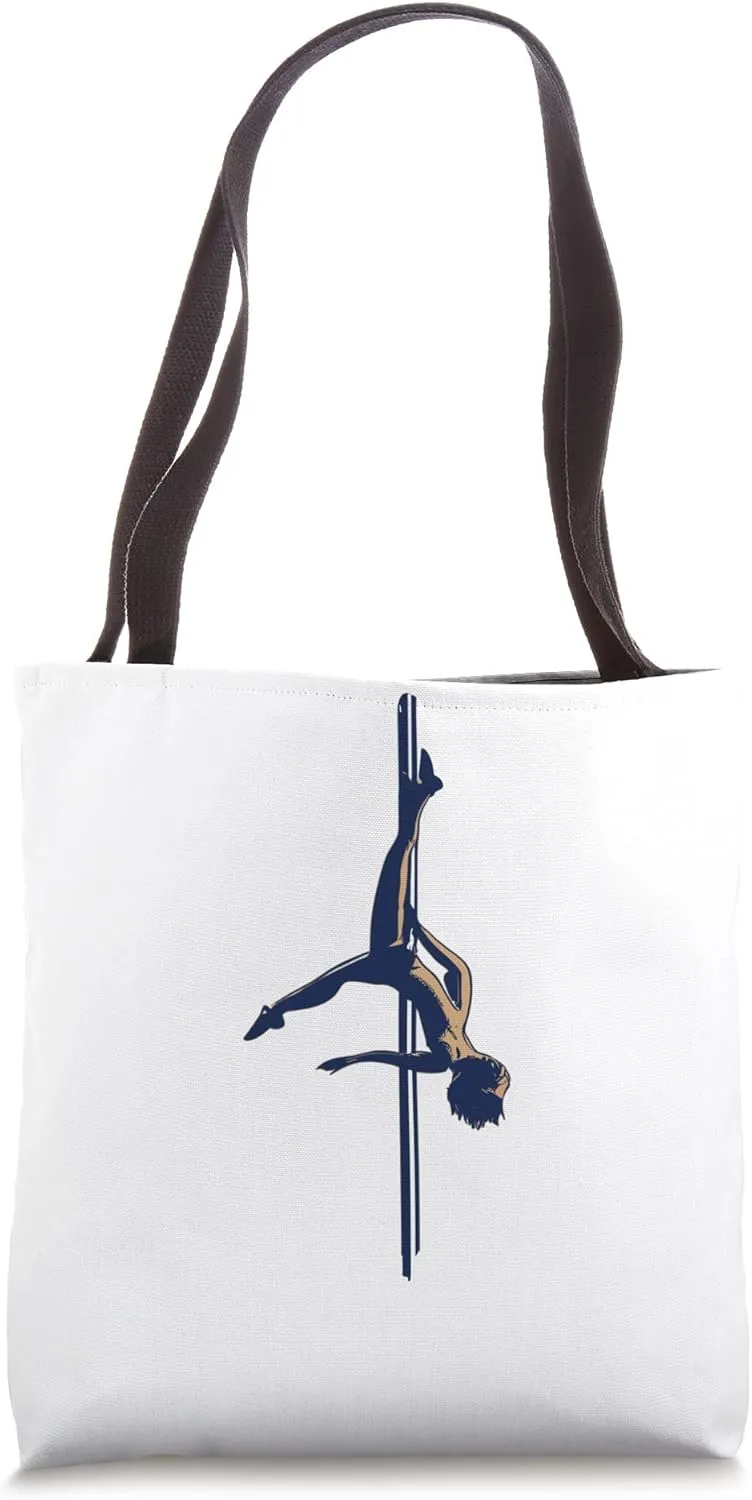 Pole Dancer Clothes Aesthetic Pole Dance Pose Graphic Tote Bag