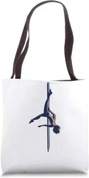 Pole Dancer Clothes Aesthetic Pole Dance Pose Graphic Tote Bag