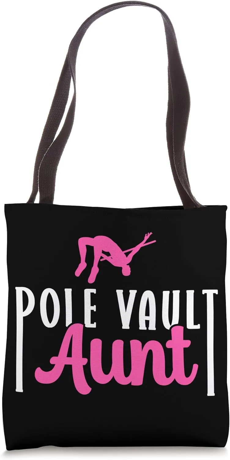 Pole Vault Aunt Of A Pole Vaulter Pole Jumping Auntie Tote Bag