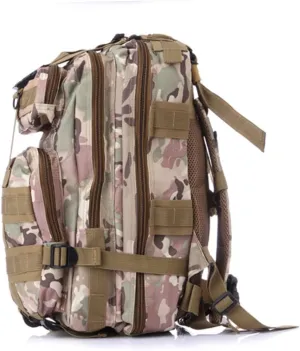 POPETPOP Camouflage Backpack for Men Small Rucksack Straps for Hiking Trekking Camping and Outdoor Adventures Lightweight Pack
