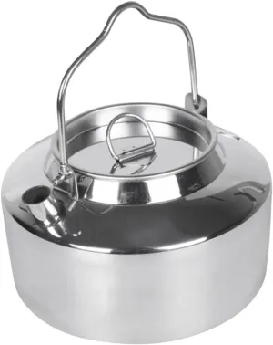 POPETPOP Stainless Steel Camping Kettle Outdoor Tea Pot Portable Water Heater for Coffee Pot Travel Hot Water Kettle