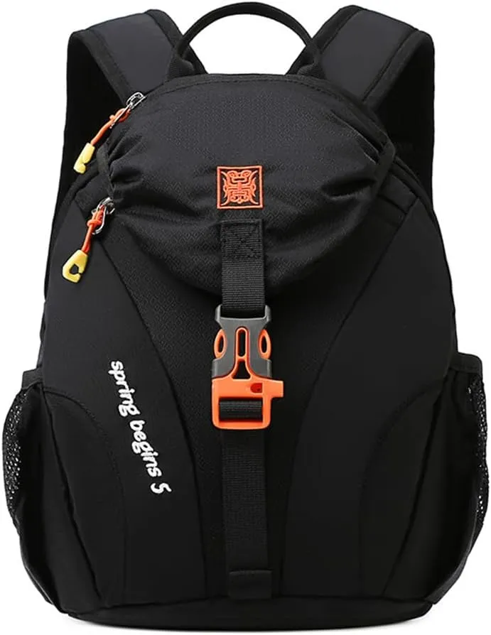 PORRASSO Hiking Backpack 5L Daypack Rucksack Lightweight Waterproof Women Men Backpack for Camping Daily Use Black