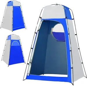 Portable Camp Shower Tent, Outdoor Pop Up Shower Shelter Tent, Waterproof Shower Tent with Removable Bottom and Window, Camp Bathroom Toilet, for Camping Beach Photography