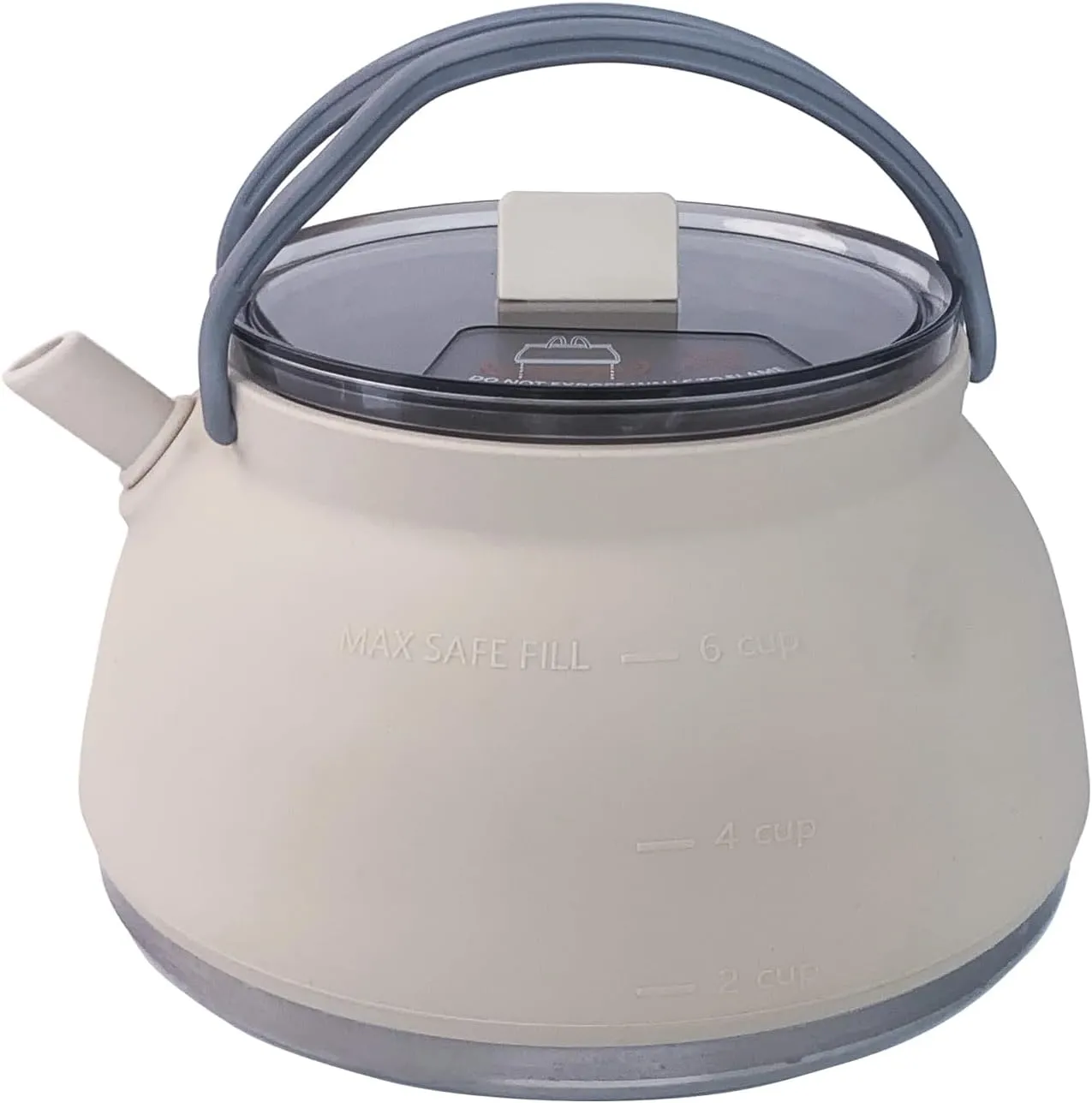 Portable Collapsible Camping Kettle, Coffee Pot for Hiking, Travel and Outdoors, 1.5L