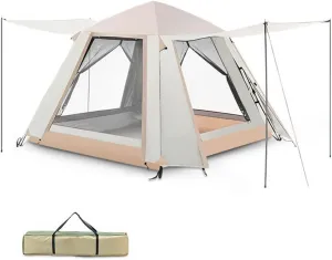 Portable Instant Pop up Tent Famlly Campitent 3-4 Person Portable Tent Automatic Tent Waterproof Windproof for Campihikimountaineering
