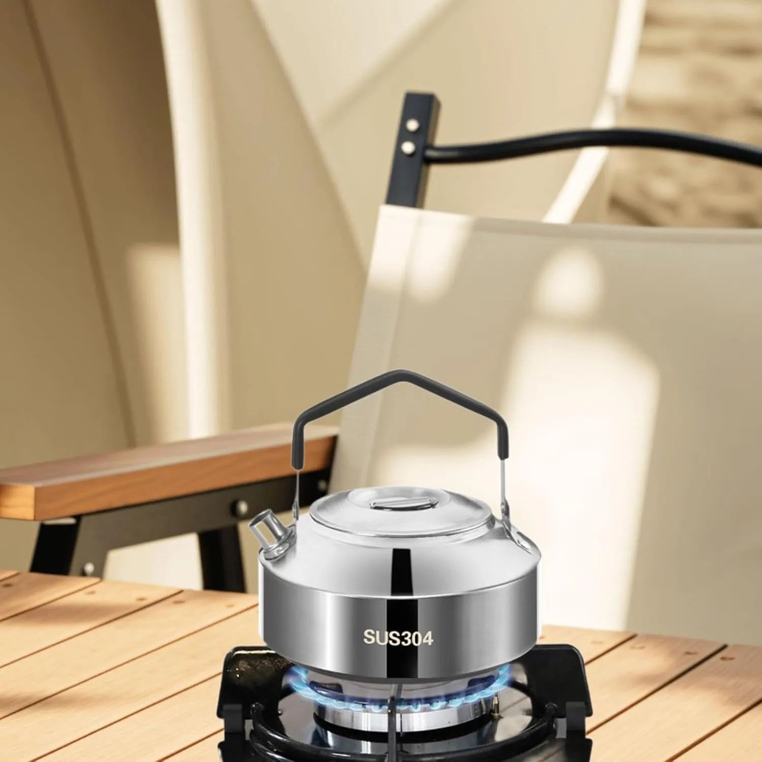 Portable Kettle for Camping, Lightweight Water Jug for Tea and Coffee