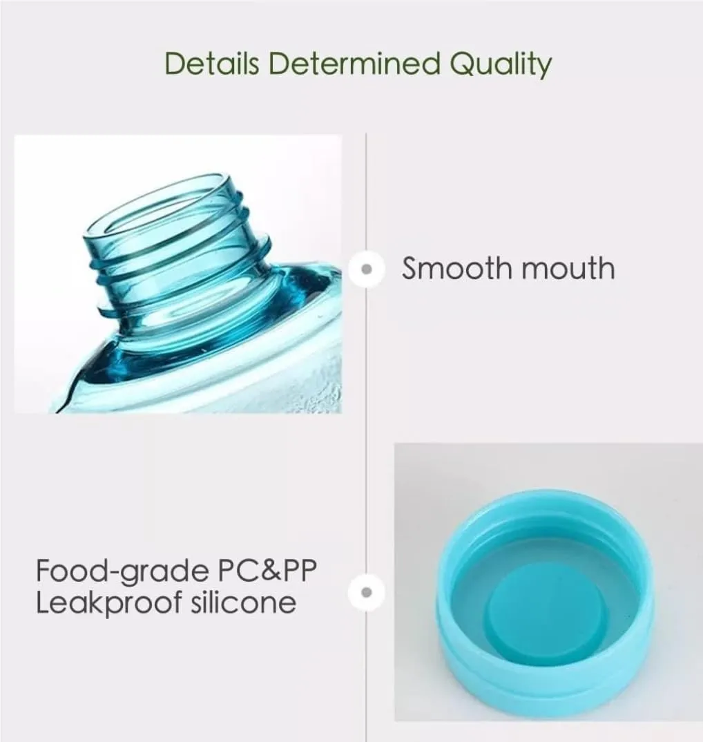Portable Kettle Novelty Bucket Kettle with Handle Cute Fashion Bucket Frosted Water Bottle Creative Milk Tea Coffee Juice Bottle Water Bottle (Color : Transparent Black, Size : 650ml)