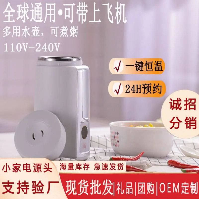 Portable Travel Electric Kettle – 304 Stainless Steel, Fast Boil & Keep Warm