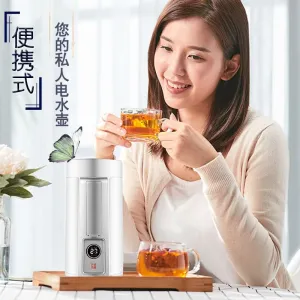Portable Travel Electric Kettle – 304 Stainless Steel, Fast Boil & Keep Warm