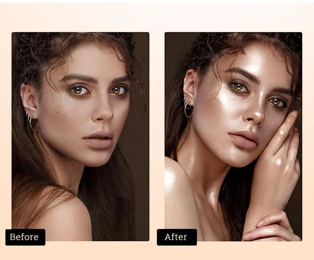 Pro Glow Elixir - 3D Highlighting Fluid for Face & Body | Extreme Shine   Sweatproof Lock (02#)