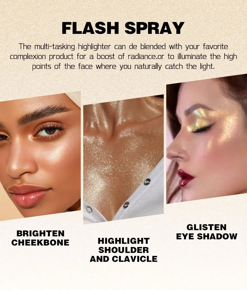 Pro Glow Elixir - 3D Highlighting Fluid for Face & Body | Extreme Shine   Sweatproof Lock (02#)