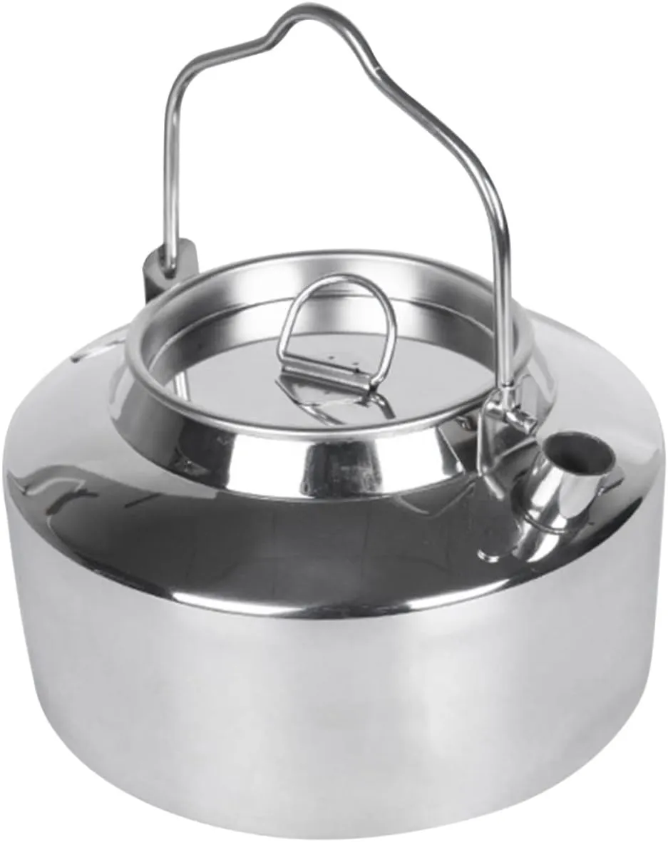 Professional Camping Water Kettle Stainless Steel Tea Pot Easy to Carry