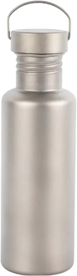 Pure titanium kettle large-capacity single-layer titanium alloy cycling water cup bicycle sports outdoor camping water bottle(750ml)