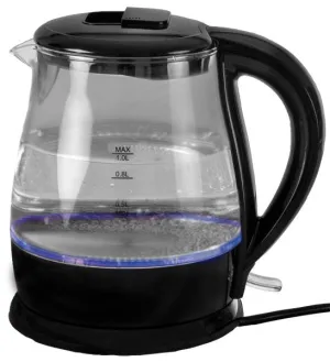 Quest Low Wattage Light Up Glass Kettle