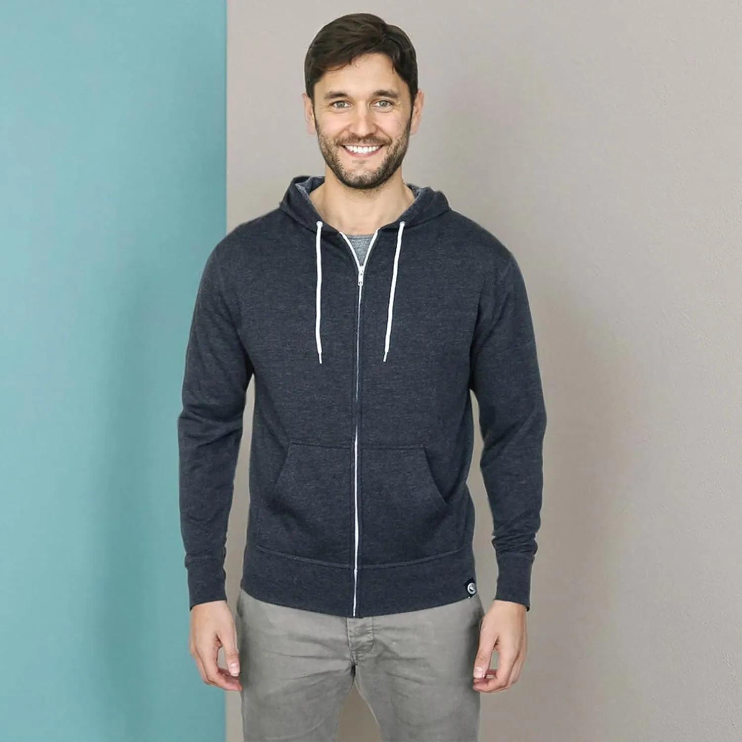 Quikflip 2-in-1 Reversible Backpack Hoodie (As Seen on SHARK TANK) Unisex Full-Zip Hero Hoodie Lite