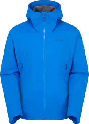 Rab Men's Downpour Light Jacket - Lightweight Waterproof Hooded Coat for Hiking & Trekking