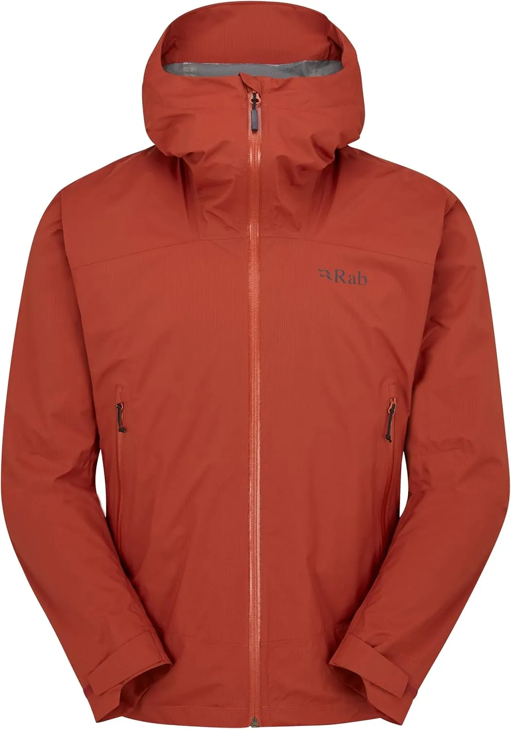 Rab Men's Downpour Light Jacket - Lightweight Waterproof Hooded Coat for Hiking & Trekking