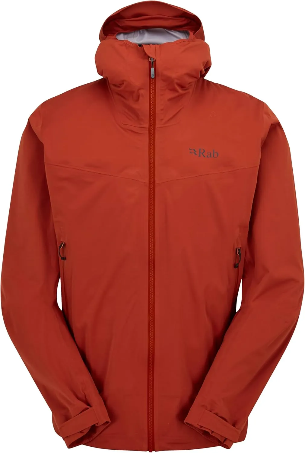 Rab Men's Kinetic 2.0 Hooded Waterproof Lightweight Jacket for Hiking and Trekking
