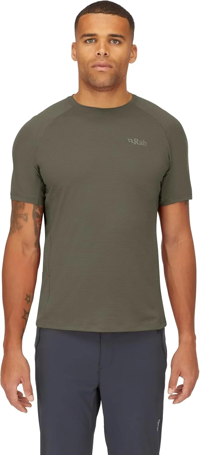 Rab Men's Sonic Tee - Lightweight Breathable Short-Sleeve T-Shirt for Trail Running & Hiking