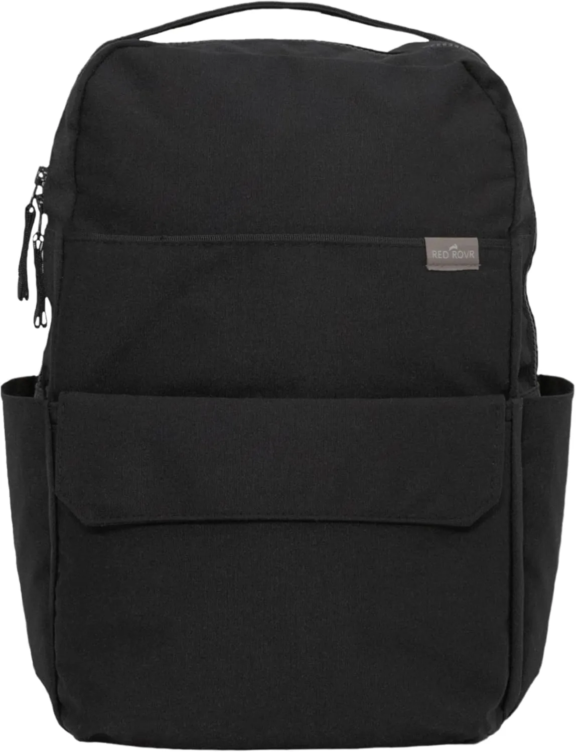 RED ROVR Roo Lightweight 1 LB Diaper Bag Backpack | 11 organizational pockets| Durable & Water-Resistant (Black)