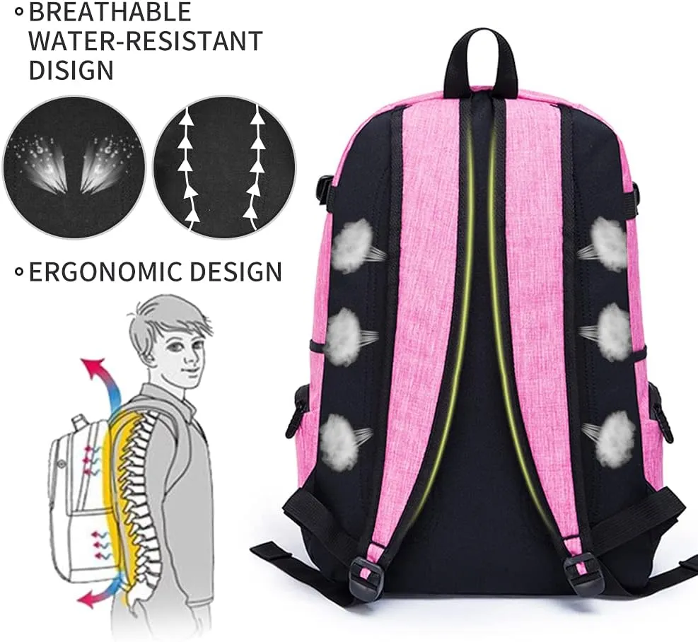 rickyh style School Backpack Travel Bag for Men & Women Lightweight College Back Pack with Laptop Compartmen